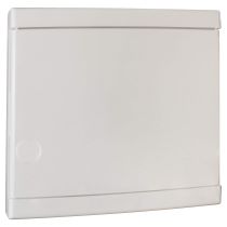 Porte pour coffret 13 modules blanche ( rajout serrure possible) (19084)