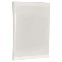 Porte pour coffret 26 modules blanche ( rajout serrure possible) (19086)