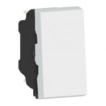 Poussoir inverseur avec borne libre de potentiel 6A 250V~ Mosaic 1 module - blanc (077034L)