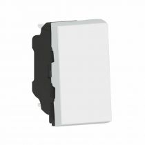 Poussoir témoin 6A 250V~ Mosaic 1 module - blanc (077033L)