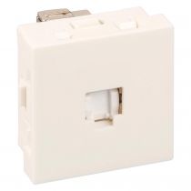 Prise RJ45 cat 6A blanche 45x45 (61420)