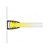 profile led glass 1000mm anodise* (9834)