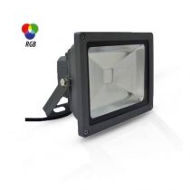 project led vision-el 230 v 20 watt rgb gris ip65 rf (8044)