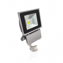 project led vision-el 230 v 80 watt 3000°k gris + detect ip65 (8040)