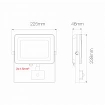 Projecteur LED extérieur SKY SENSOR 30W 5000K (4131)