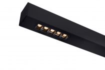 Q-LINE®, plafonnier intérieur, 1m, noir, LED, 45W, 3000K, variable Triac (1000686)