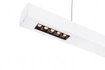 Q-LINE®, suspension intérieure, 1m, blanc, LED, 45W, 3000K, variable Triac (1000926)