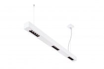 Q-LINE®, suspension intérieure, 1m, blanc, LED, 45W, 3000K, variable Triac (1000926)