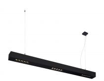 Q-LINE®, suspension intérieure, 1m, noir, LED, 45W, 4000K, variable Triac (1000933)