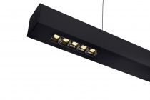 Q-LINE®, suspension intérieure, 1m, noir, LED, 45W, 4000K, variable Triac (1000933)