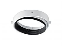 QUADRA 185-Support p/lampe G53 AR111, rond, orient.et basc, blanc,lampe non incl (4196)