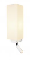 QUADRASS SPOT, applique intérieure, liseuse, blanc, E27, max 40W, LED 2W, 3000K (1003429)