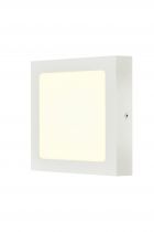 SENSER 18, applique et plafonnier intérieur, carré, blanc, LED, 12W, 4000K (1004704)