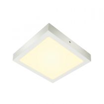 SENSER 24, applique et plafonnier intérieur, carré, blanc mat, LED, 14,6W, 3000K, variable Triac (1003019)