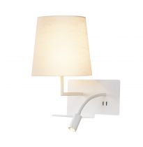 SOMNILA FLEX, applique intérieure, liseuse, version gauche, blanc, LED, 3W, 3000K, avec port USB (1003459)