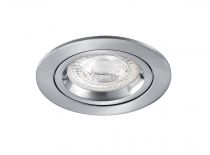 SPEED 50 R 230 - Encastré GU10, rond, fixe, nickel, lampe non incl. (4894)