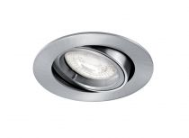 SPEED 70 R 12 - Encastré GU5,3, rond, basculant, nickel, lampe non incl. (4836)