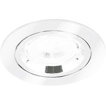 Spot encastré aluminium fixe 1/4 de tour GU10 blanc (ENDLM356W)