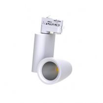 spot led sur rail 30 watt blanc 4000°k ip40 230v (8292)