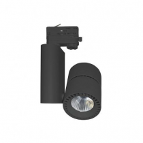 spot led sur rail 40 watt noir 4000°k ip40 230v (8340)