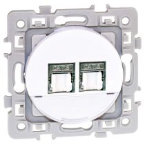 SQUARE DBLE Blindées RJ45 CAT6 STP (Gr2 TV) BLC (60273)