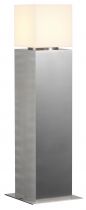 SQUARE POLE 60, borne extérieure, inox, E27, 20W max, IP44, inox 304 (1000345)