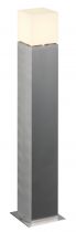 SQUARE POLE 90, borne extérieure, inox, E27, 20W max, IP44, inox 304 (1000346)