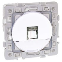 SQUARE RENO RJ 45 CAT6 grade1 TEL+INF UTP BLC (60571)