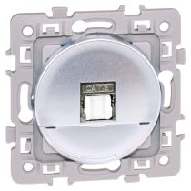 SQUARE RJ 45 CAT6 grade TEL+INF UTP SILVER (60471)