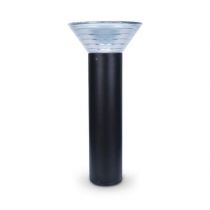 sunny coupole potelet solaire conique 9v 500mm 4w 3000k noir ip65 (70902)