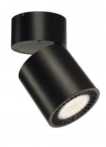 SUPROS MOVE, plafonnier intérieur, rond, 60°, noir, LED, 31W, 3000K, IRC90 (1003289)