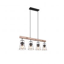 Suspension JAIPUR Noir excl.4xE27 (R30614032)