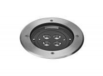 TECNISOL 150 - Enc.Sol Ext. IP67 IK10, rond, inox, LED 12W 10° 4000K 850lm (50665)