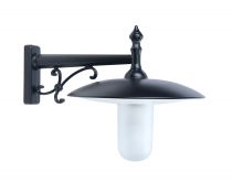 TOSCANE - Applique Mur Ext. IP44 IK02, noir, E27 57W max., lampe non incl. (4070)