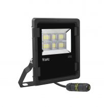 TWISTER 3 - Proj. Ext. IP65 IK08, noir, 90° LED intégré 70W 3000K 8400lm (50827)