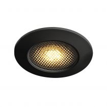 VARU, encastré de plafond intérieur/extérieur, noir, GU10/LED GU10 51mm, 5W max, IP20/IP65, RT 2012 (1001930)