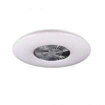 Ventilateur VISBY Chrome incl.1x60W LED/4400Lm/3000 - 6500K (R62402906)