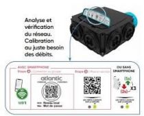 VMC hygroréglable intelligente Hygrogenius Atlantic (412283)